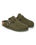 MULES BOSTON EN FOURRURE THYME
