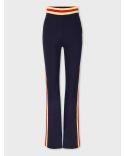 ELASTIC KNIT FLARE PANTS