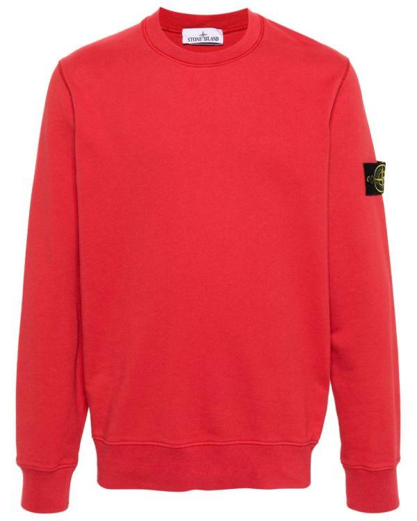 SWEAT COL ROND 63051 ROUGE