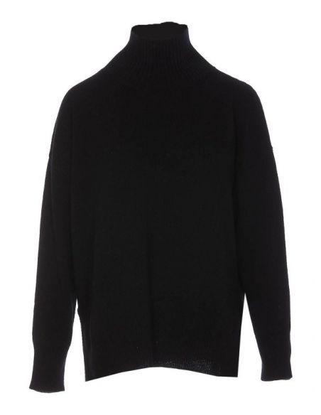 DOLCEVITA Black Oversized Wool and Cashmere Sweater