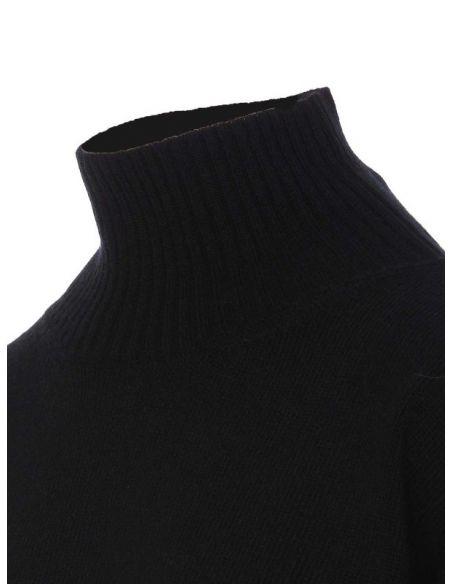 DOLCEVITA Black Oversized Wool and Cashmere Sweater
