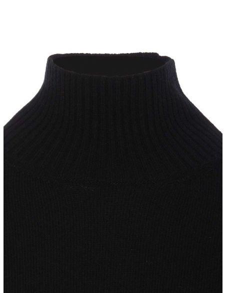DOLCEVITA Black Oversized Wool and Cashmere Sweater