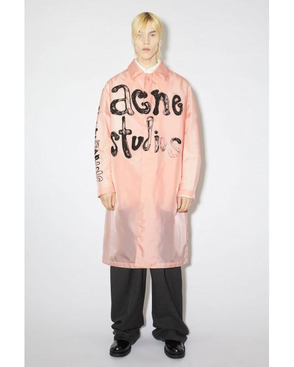 NYLON COAT - Peach Pink