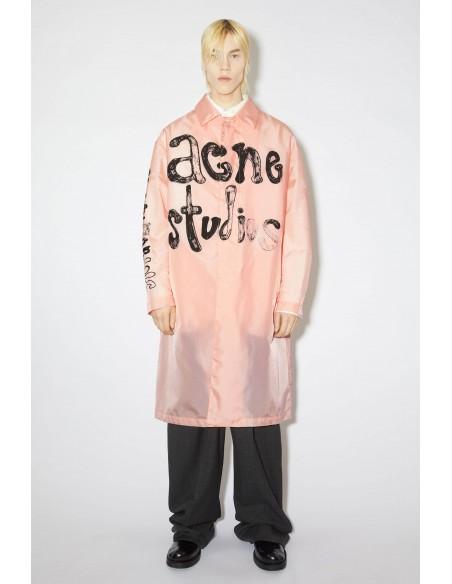 NYLON COAT - Peach Pink