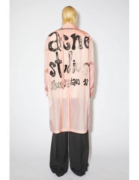 NYLON COAT - Peach Pink