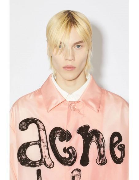 MANTEAU EN NYLON - Rose pêche