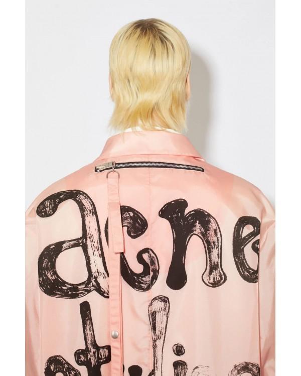 NYLON COAT - Peach Pink
