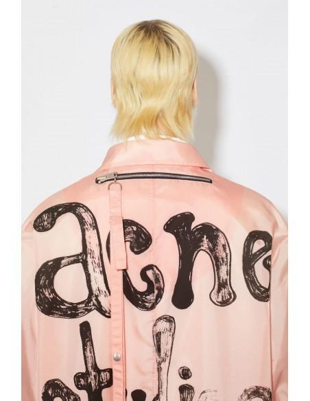 NYLON COAT - Peach Pink