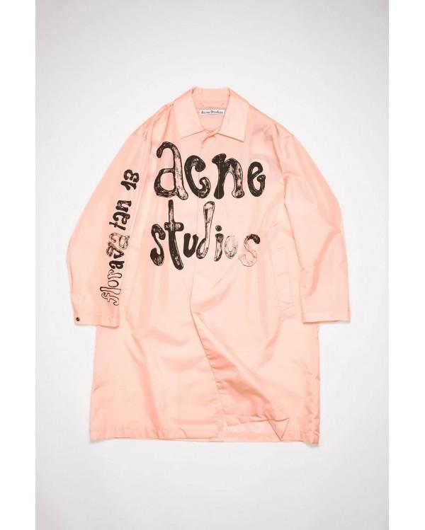 NYLON COAT - Peach Pink