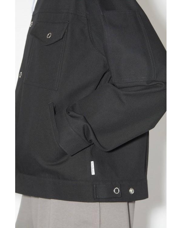 SURCHEMISE EN COTON MÉLANGÉ NOIR