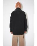 CORDUROY BUTTON DOWN SHIRT - BLACK
