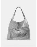 SAC CABAS PIXEL SILVER