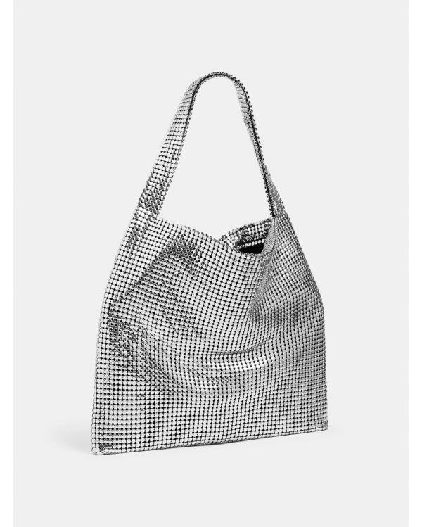 SAC CABAS PIXEL SILVER 2