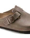 Mules BOSTON Cuir huilé TABACCO BROWN