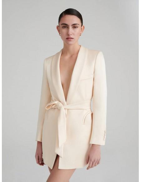 NOVALIS IVORY BLAZER DRESS