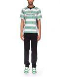 T-SHIRT FOOTBALL GRADIENT STRIPE PANELLED