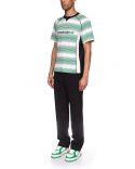 T-SHIRT FOOTBALL GRADIENT STRIPE PANELLED