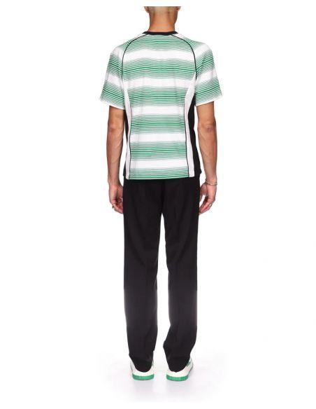 T-SHIRT FOOTBALL GRADIENT STRIPE PANELLED
