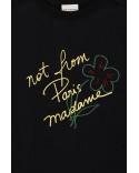 LE SWEATSHIRT SLOGAN ESQUISSE - BLACK