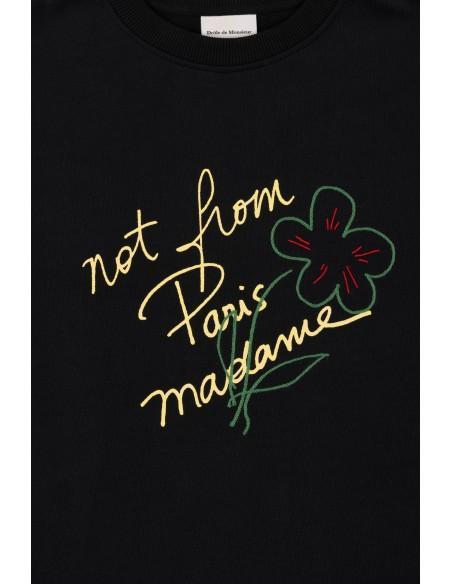 THE SKETCH SLOGAN SWEATSHIRT - BLACK