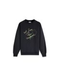 LE SWEATSHIRT SLOGAN ESQUISSE - BLACK