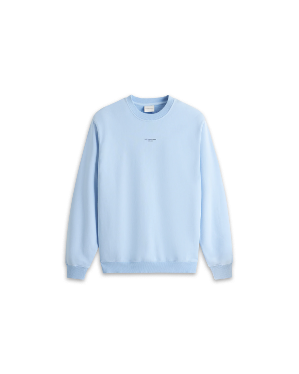 Le Sweatshirt Slogan Classique - LIGHT BLUE