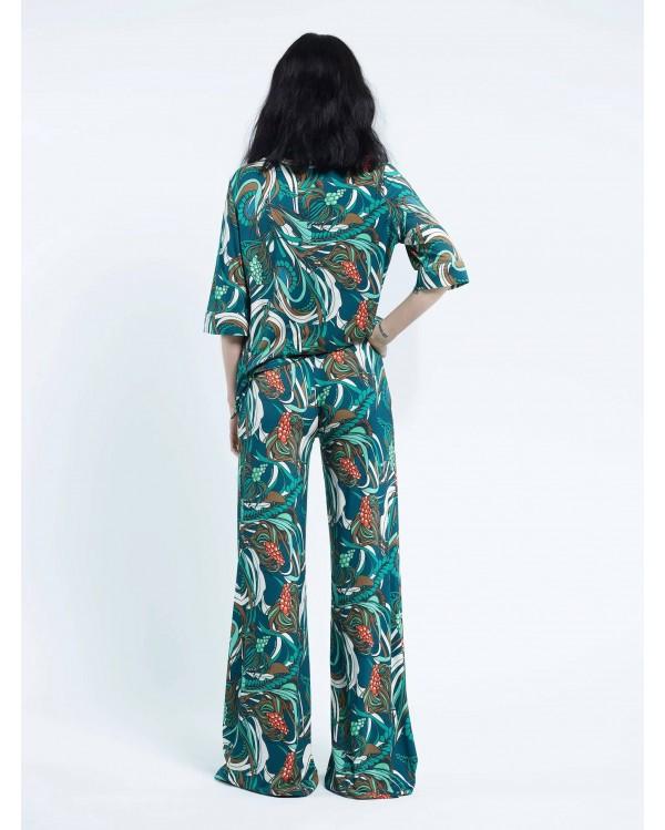 Pantalon GIUDECCA – Corail aqua vert