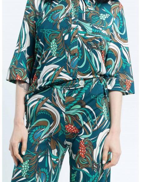 Pantalon GIUDECCA – Corail aqua vert