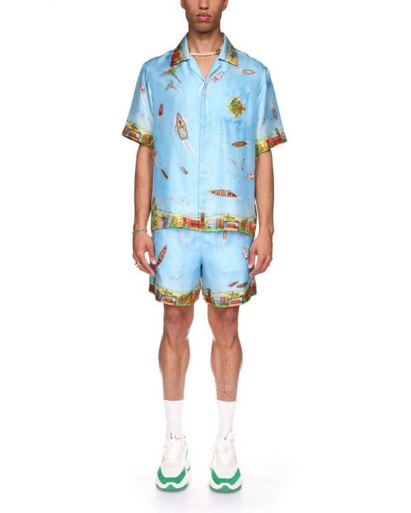CHEMISE EN SOIE MAISON SUR PILOTI