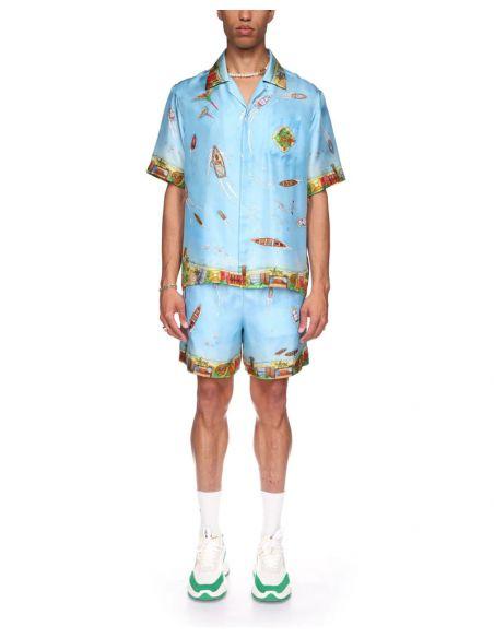 CHEMISE EN SOIE MAISON SUR PILOTI