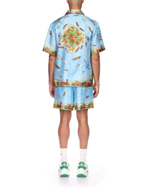 CHEMISE EN SOIE MAISON SUR PILOTI