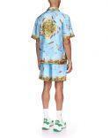 HOMEMADE SILK SHIRT ON STILTS
