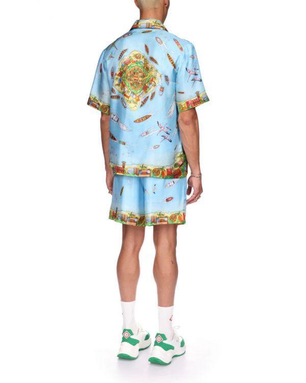 CHEMISE EN SOIE MAISON SUR PILOTI 2