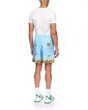 HOMEMADE SILK SHORTS ON STILTS