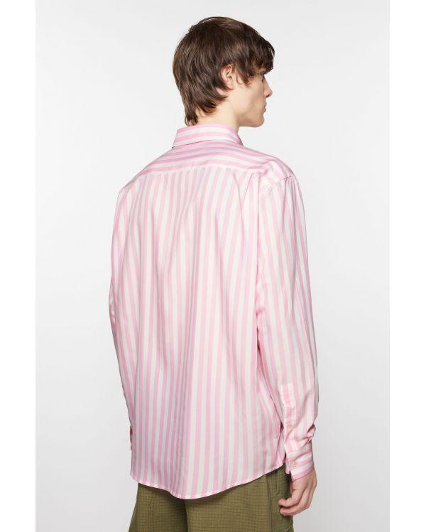PINK AND WHITE STRIPED SHIRT 2