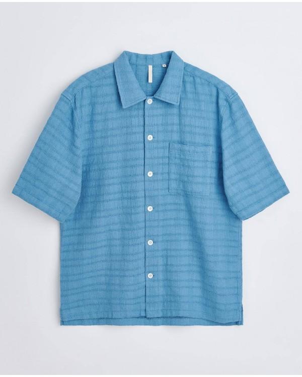 Chemise SPACEY SS SHIRT BLUE