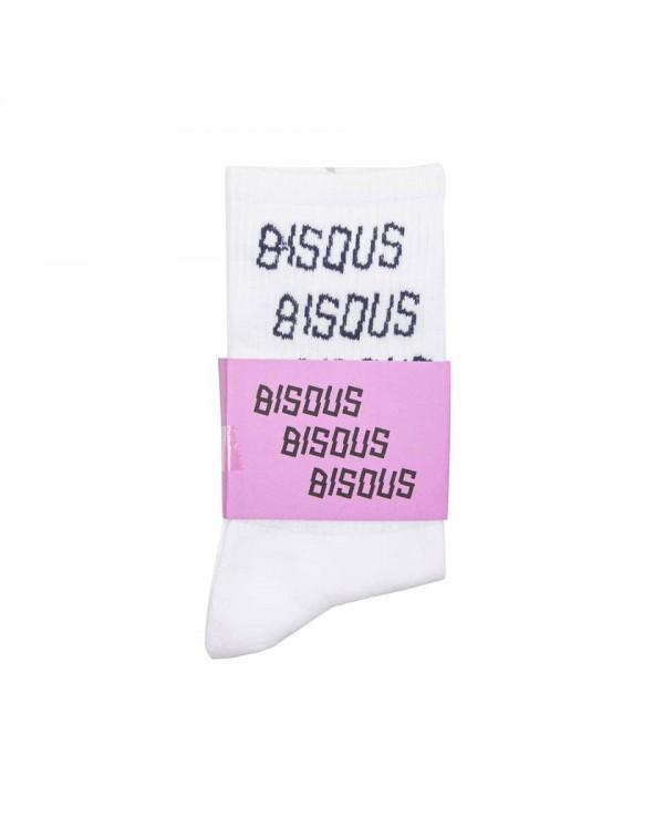 Chaussettes BISOUS SOCKS X3 WHITE / NAVY