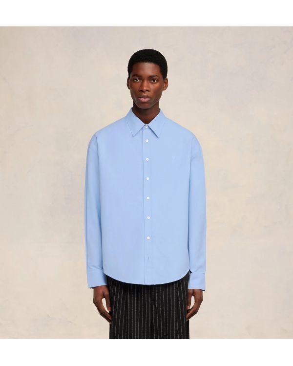 CLASSIC AMI DE COEUR SHIRT CASHMERE BLUE