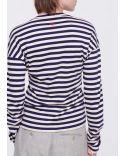 TSHIRT BLUE STRIPE BUTTER