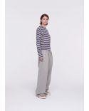 TSHIRT BLUE STRIPE BUTTER