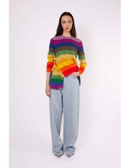 SWEAT JOHNNY STRIPES MULTICOLOR