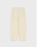 PANTALON GABARDINE DE COTON BEIGE