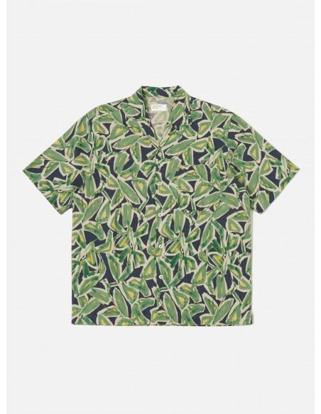 Chemise Minari Shirt In Navy Artist Flower