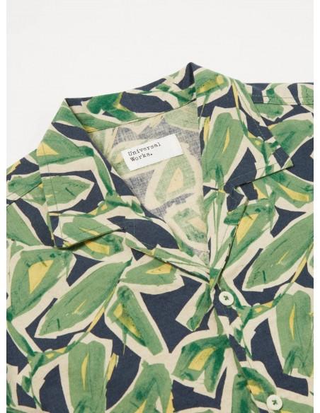 Chemise Minari Shirt In Navy Artist Flower