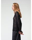 Sequin knit top