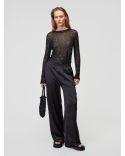 Sequin knit top