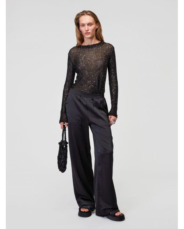 Haut en tricot à paillettes
