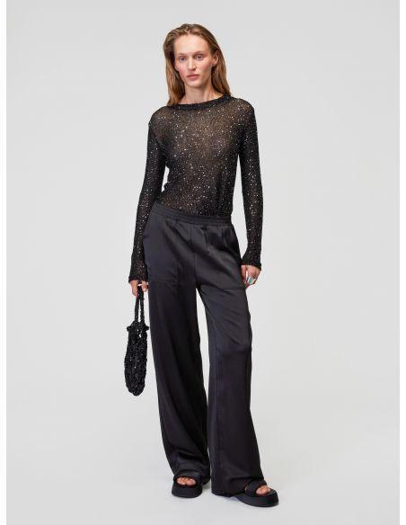 Sequin knit top