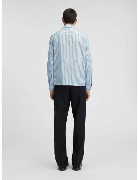 LA CHEMISE DE COSTUME PRINT BLUE STRIPE