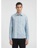 LA CHEMISE DE COSTUME PRINT BLUE STRIPE